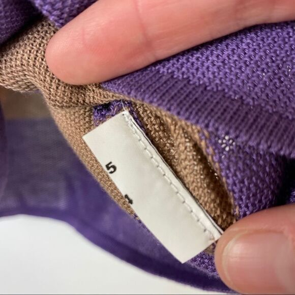 Missoni babydoll knit short sleeve blouse stripe size‎ Small - Picture 6 of 6